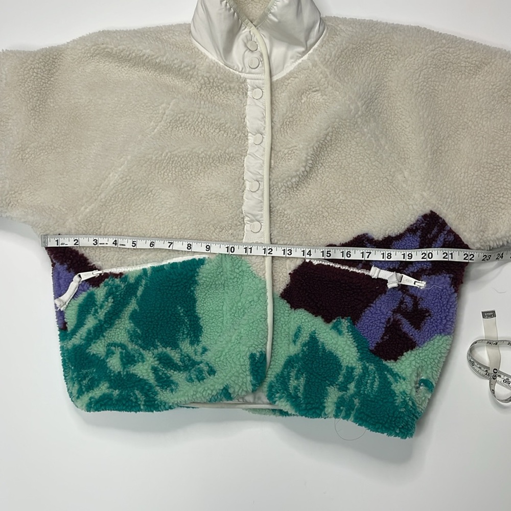 FP Movement Hit the Slopes Printed Jacket Sunrise Summit Ivory Combo Size XS - Picture 11 of 12